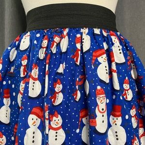 Snowman skirt